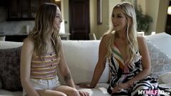 Play Lily Larimar and Ashley Fires in Steamy Lesbian MILF Encounter