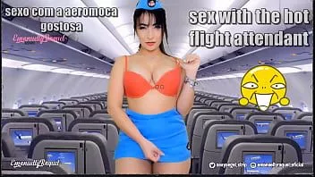 Abspielen Rollenspiel virtueller Sex mit den heißen dicken Titten und der Flugbegleiterin mit großem Arsch aus Brasilien, komm vorbei und hol dir den besten Blowjob deines Lebens