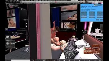Играть Тройничок с девушкой с большой грудью во второй жизни